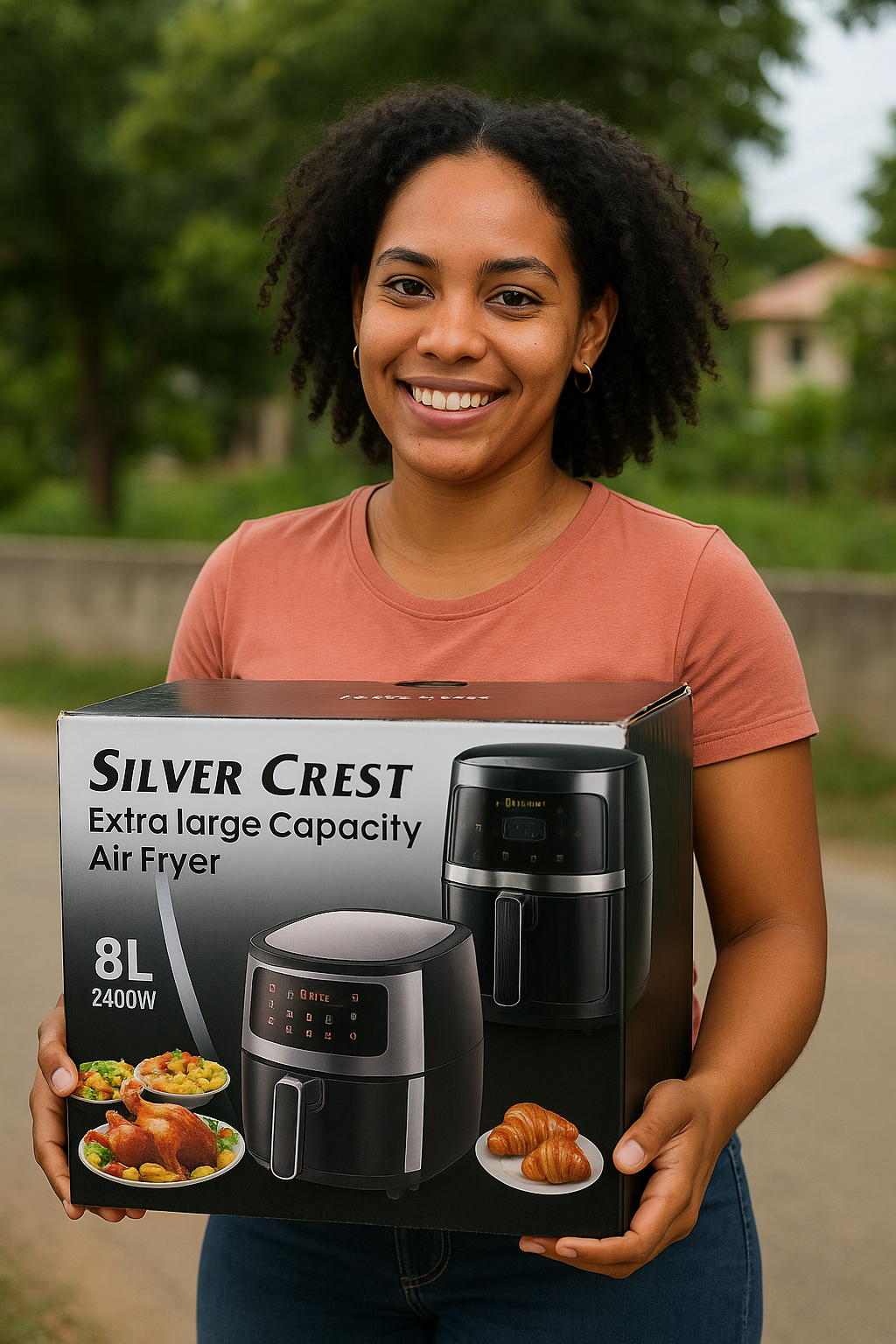 Freidora de Aire Silver Crest 8L - 2400W